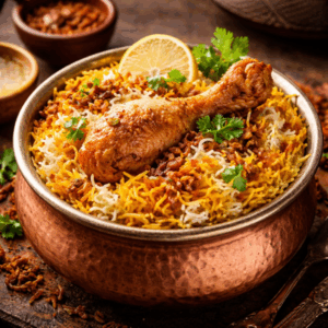Biryani mit Hähnchen